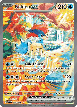 Keldeo ex card art
