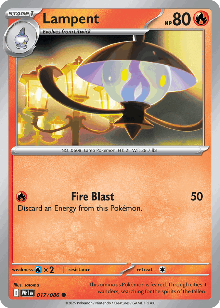 Lampent #17 from White Flare - Common - Illustrated by satoma