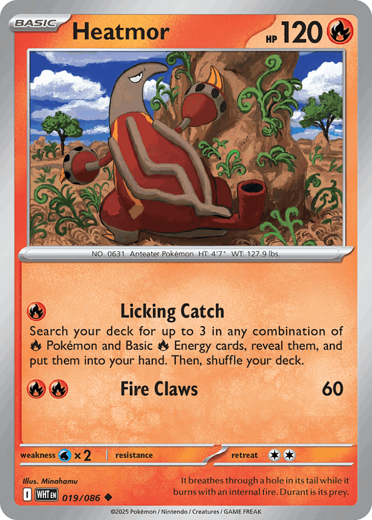 Heatmor #19 from White Flare - Uncommon - Illustrated by Minahamu