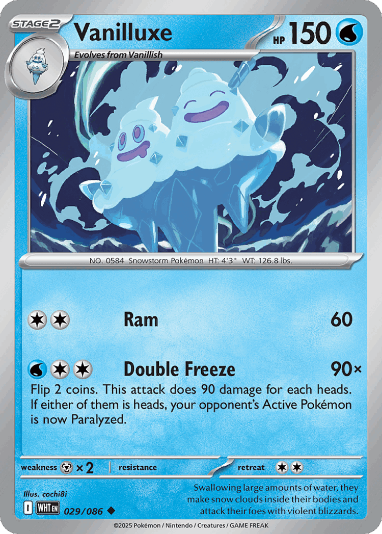 Vanilluxe #29 from White Flare - Uncommon - Illustrated by cochi8i