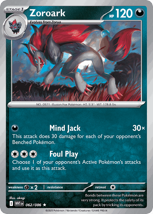 Zoroark 62, White Flare