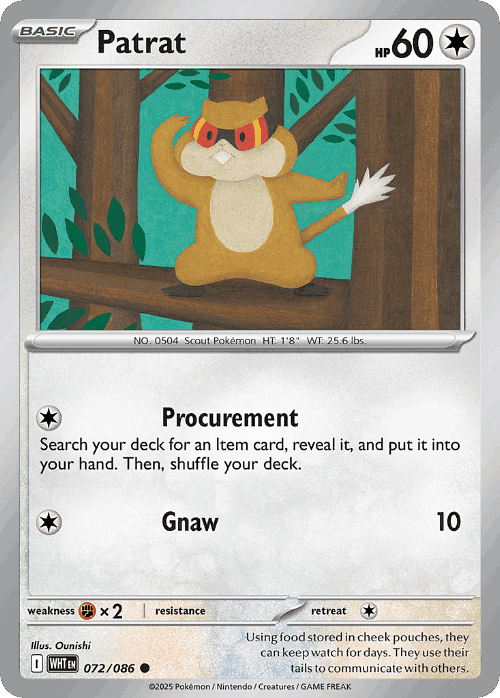 Patrat #72 from White Flare - Common - Illustrated by Ounishi