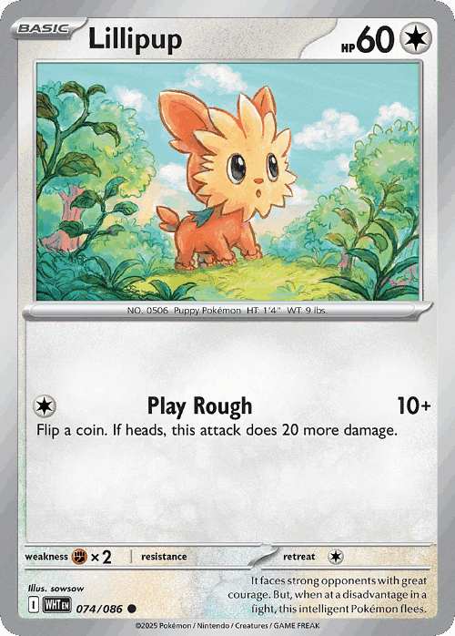 Lillipup 74, White Flare