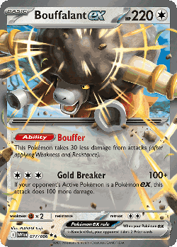 Bouffalant ex 77, White Flare