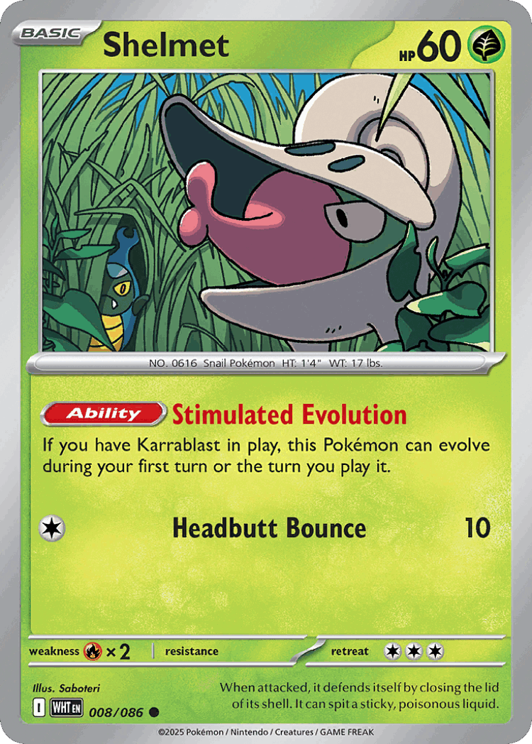 Shelmet #8 from White Flare - Common - Illustrated by Saboteri