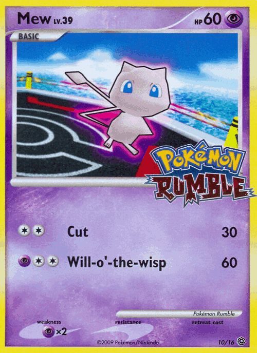 Mew Pokémon TCG card art