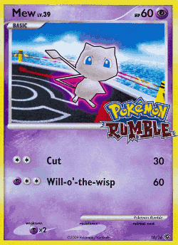 Mew Pokémon TCG card art
