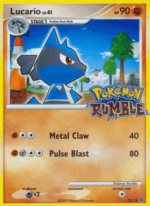 Lucario Pokémon TCG card art