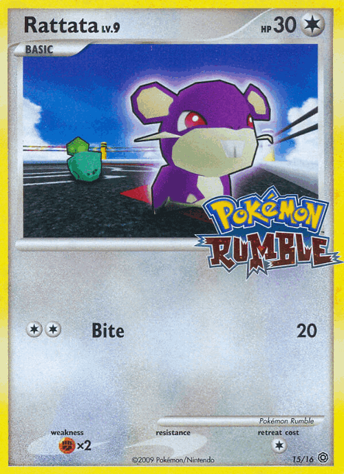 Rattata 15, Pokémon Rumble
