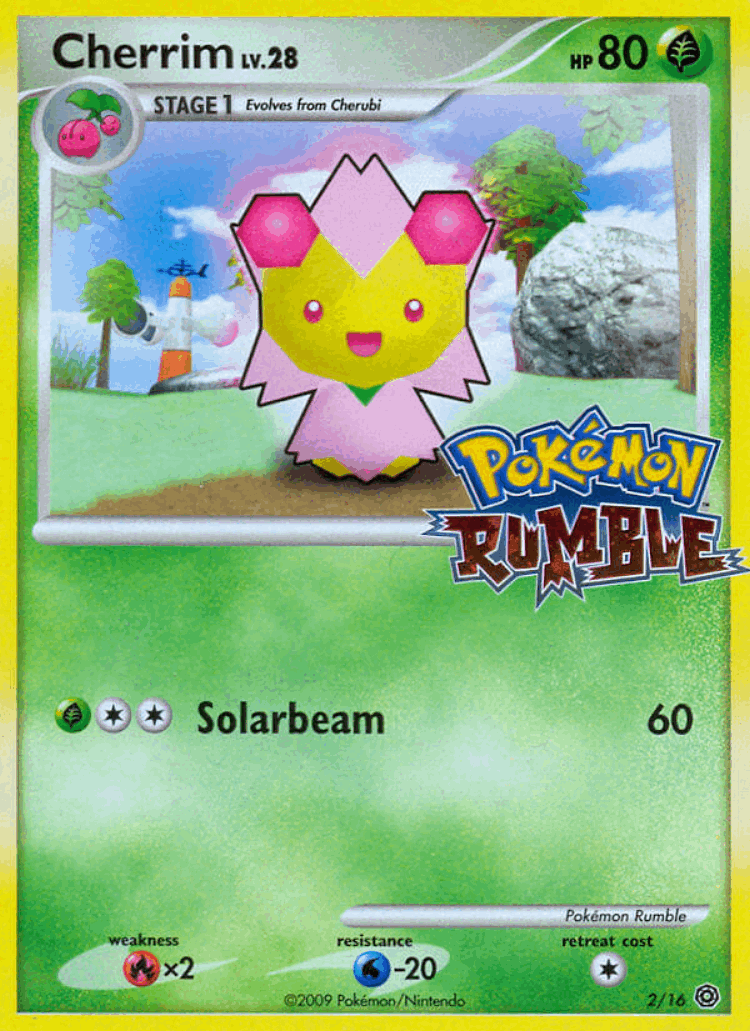 Cherrim #2 from Pokémon Rumble - Illustrated by Pokemon Rumble