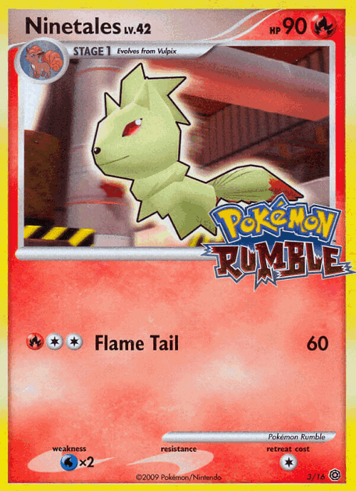 Ninetales Pokémon TCG card art