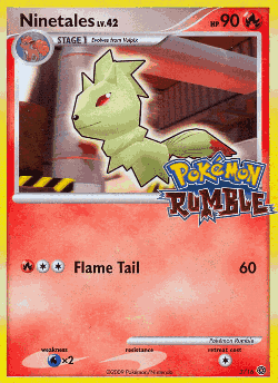 Ninetales Pokémon TCG card art