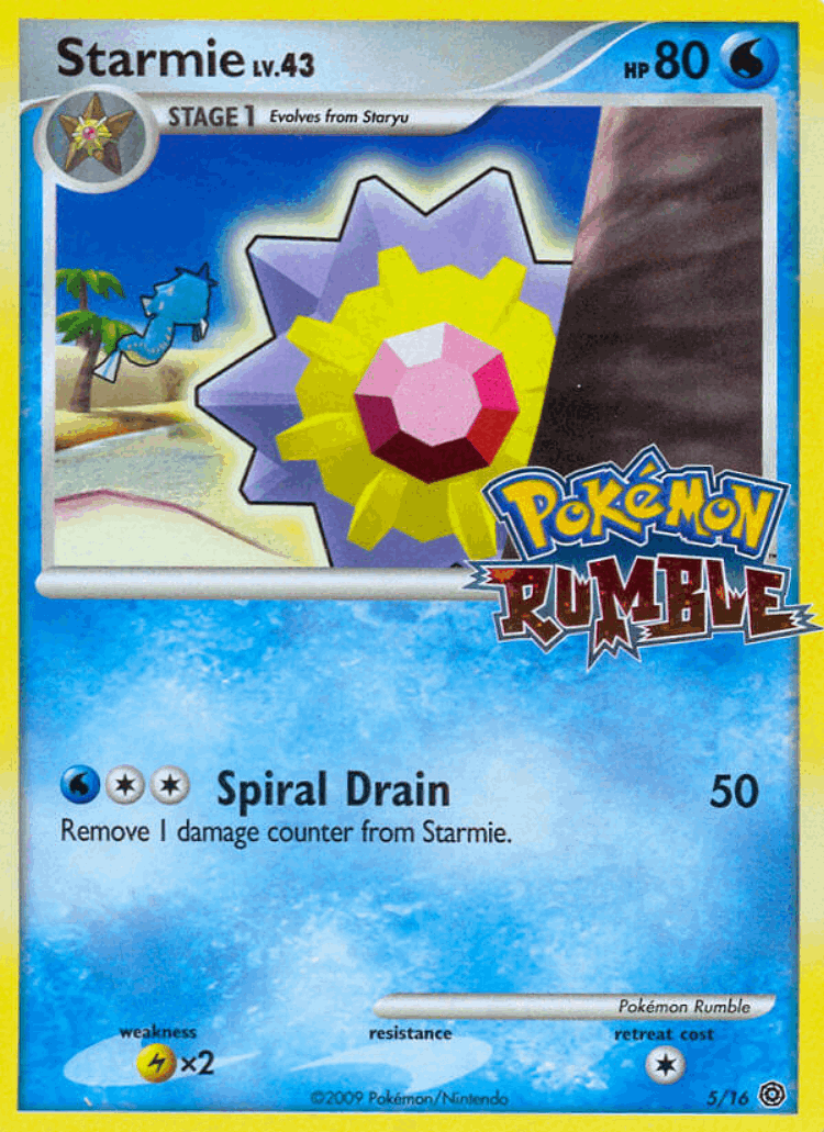 Starmie #5 from Pokémon Rumble - Illustrated by Pokemon Rumble