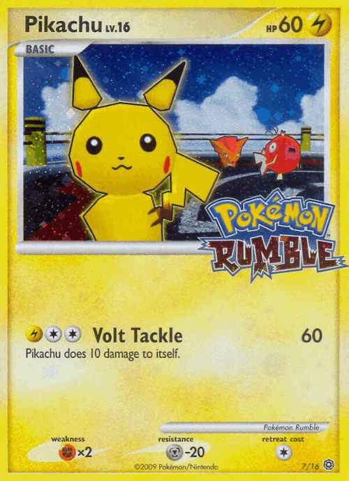 Pikachu Pokémon TCG card art