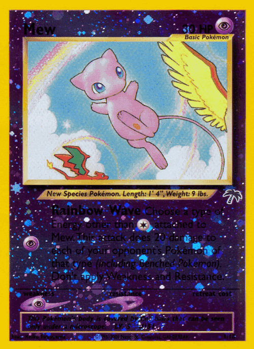 Mew card art
