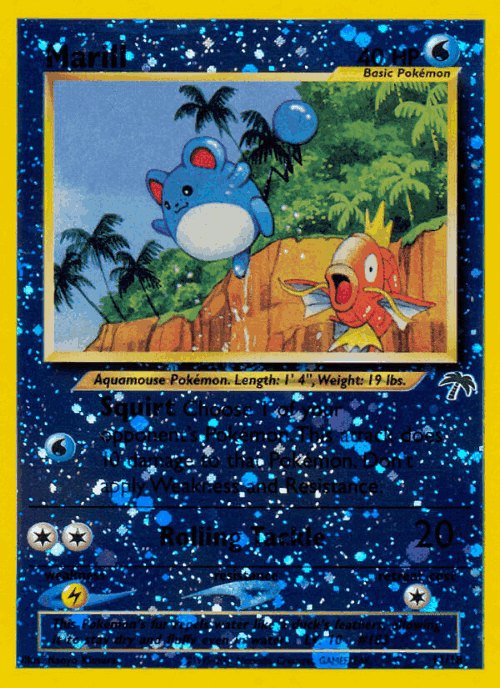 Marill #11 from Southern Islands - Illustrated by Naoyo Kimura