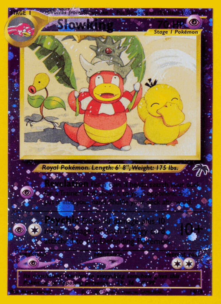 Slowking #14 from Southern Islands - Illustrated by Naoyo Kimura