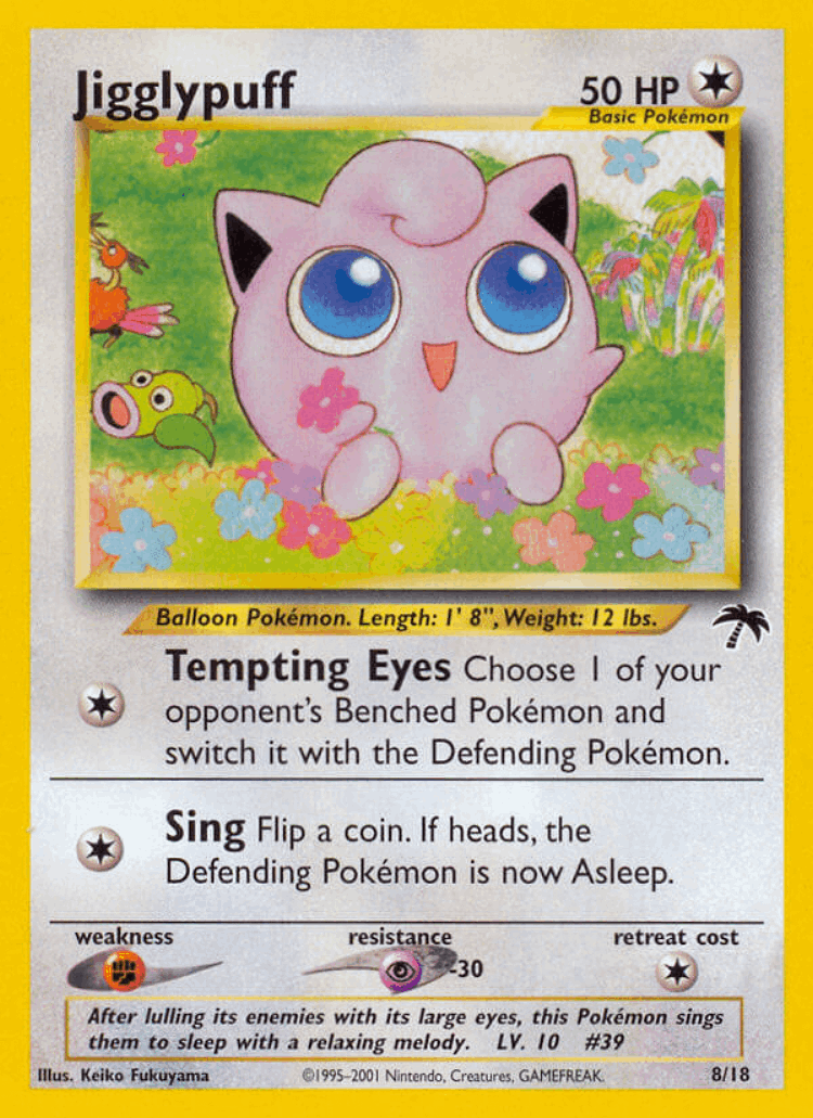 Jigglypuff #8 from Southern Islands - Illustrated by Keiko Fukuyama