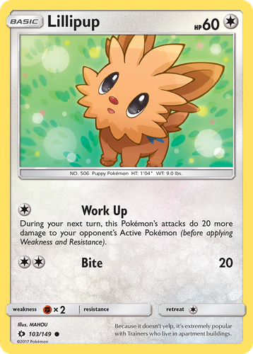 Lillipup 103, Sun & Moon
