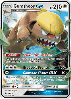 Gumshoos-GX 110, Sun & Moon
