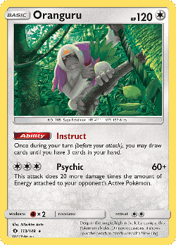 Oranguru 113, Sun & Moon