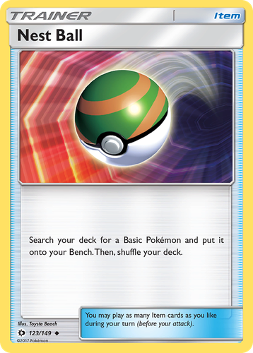 Nest Ball #123 from Sun & Moon - Uncommon - Illustrated by Toyste Beach