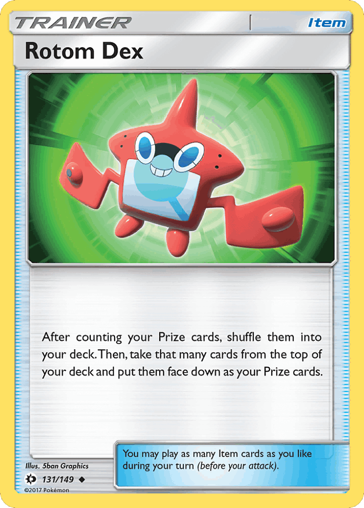 Rotom Dex #131 from Sun & Moon - Uncommon - Illustrated by 5ban Graphics