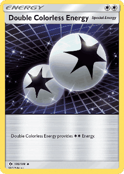 Double Colorless Energy 136, Sun & Moon