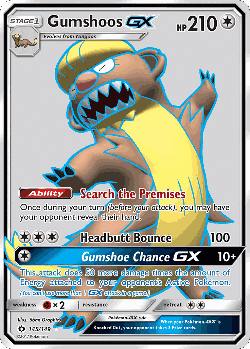 Gumshoos-GX 145, Sun & Moon