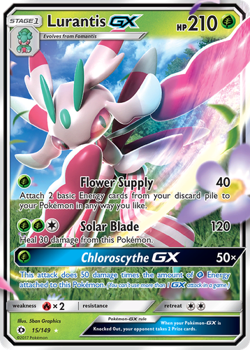 Lurantis-GX Pokémon TCG card art