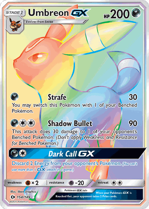 Umbreon-GX card art