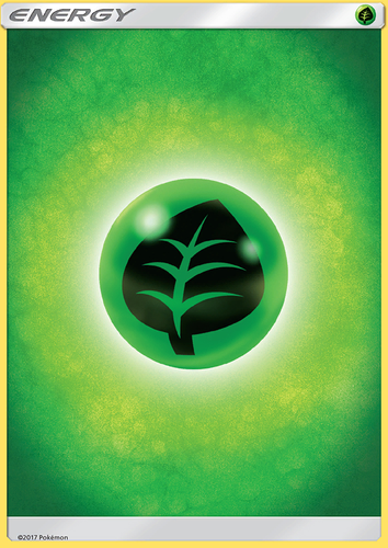 Grass Energy #164 from Sun & Moon - Common - Illustrated by n/a