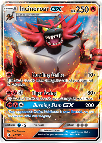 Incineroar-GX 27, Sun & Moon