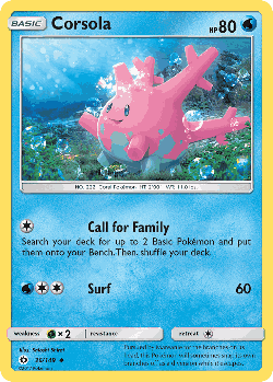 Corsola 36, Sun & Moon