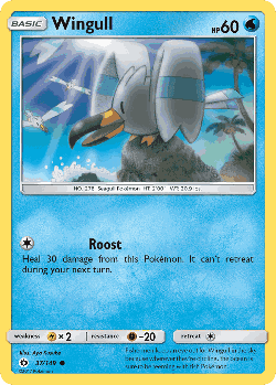 Wingull 37, Sun & Moon