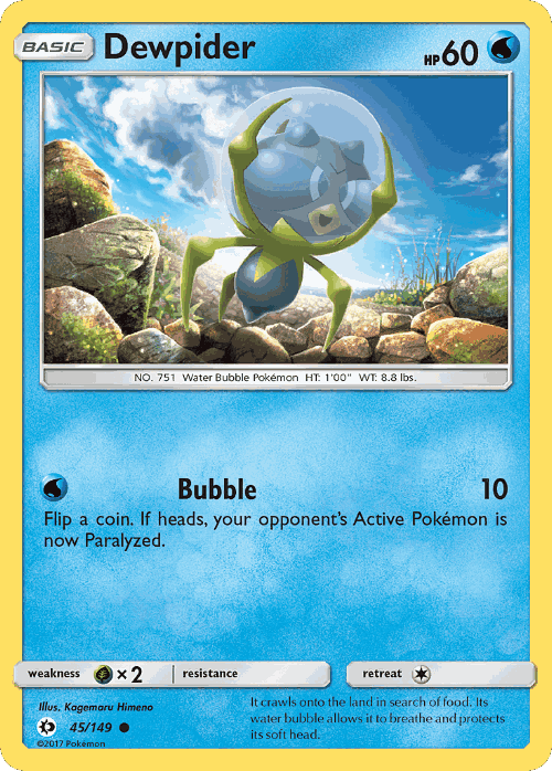 Dewpider 45, Sun & Moon