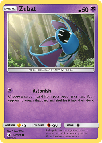 Zubat 54, Sun & Moon
