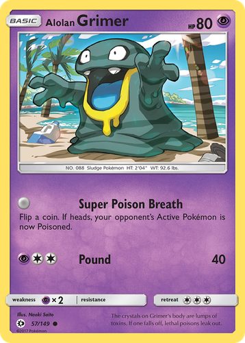 Alolan Grimer 57, Sun & Moon