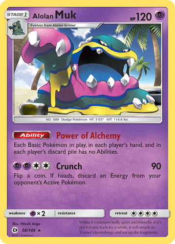 Alolan Muk 58, Sun & Moon