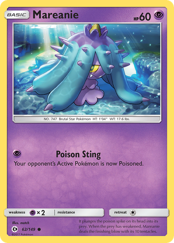 Mareanie 62, Sun & Moon