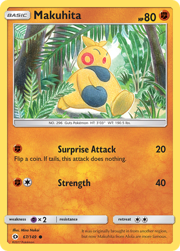 Makuhita 67, Sun & Moon