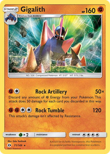 Gigalith 71, Sun & Moon