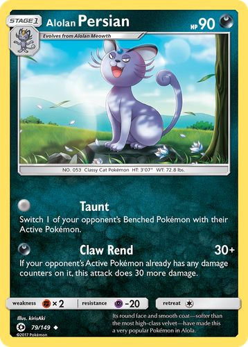 Alolan Persian 79, Sun & Moon