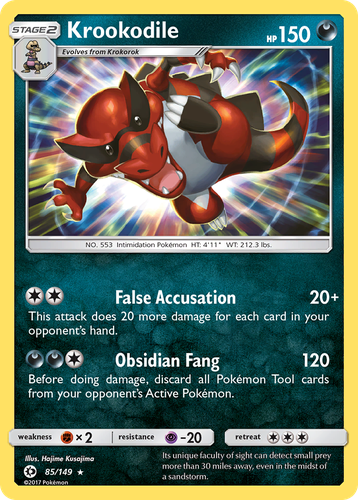 Krookodile 85, Sun & Moon