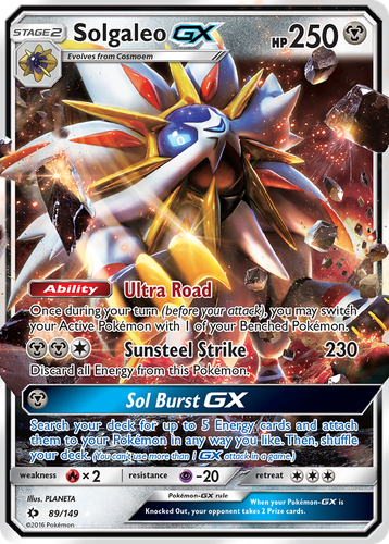 Solgaleo-GX 89, Sun & Moon