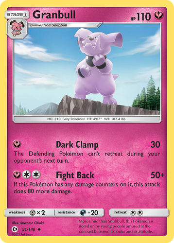 Granbull 91, Sun & Moon