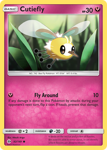 Cutiefly 92, Sun & Moon