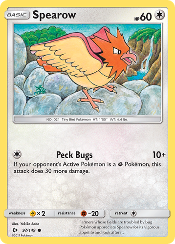 Spearow 97, Sun & Moon