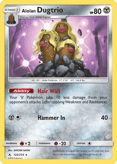 Alolan Dugtrio 122, Unbroken Bonds