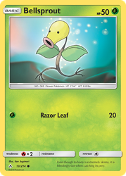 Bellsprout Pokémon TCG card art